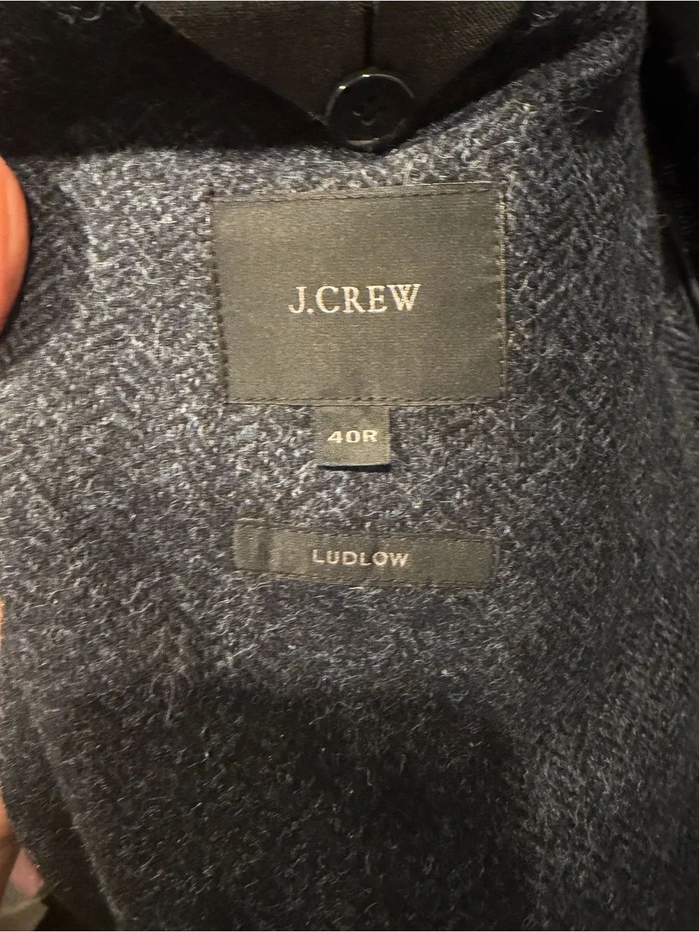 J. Crew Navy Heather Sport Coat